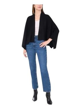 SAM AND JESS (Macy’s) Open Front Handkerchief-Hem Cardigan, Size S.